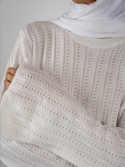 CROTCHET KNIT TOP